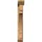 Ekena Millwork Merced Slat Smooth Bracket w/ Offset Brace, Western Red Cedar, 5 1/2"W x 32"D x 40"H BKT0604X32X40MRC06SWR - alternate 2